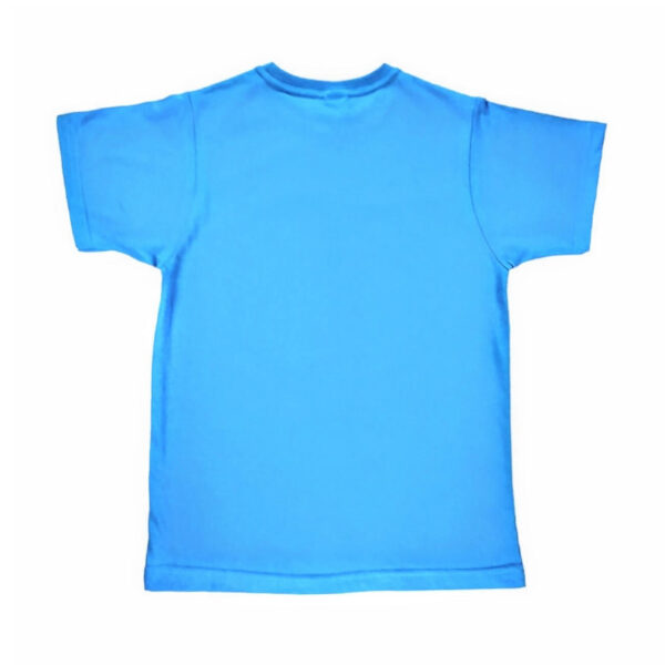 minecraft bluzka t shirt chlopieca niebieska z krotkim rekawem rozmiary 110 152 tyl